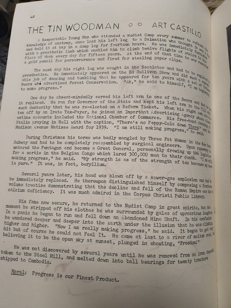 Extremely Rare Habakkuk Sci Fi Zine Chapter II, Verse 1 (May 1966) - Books Worth Keeping