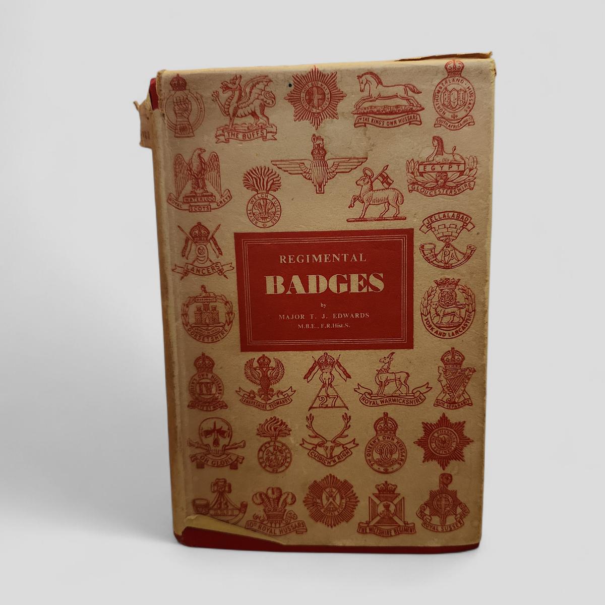 Regimental Badges by Major T. J. Edwards - book cover