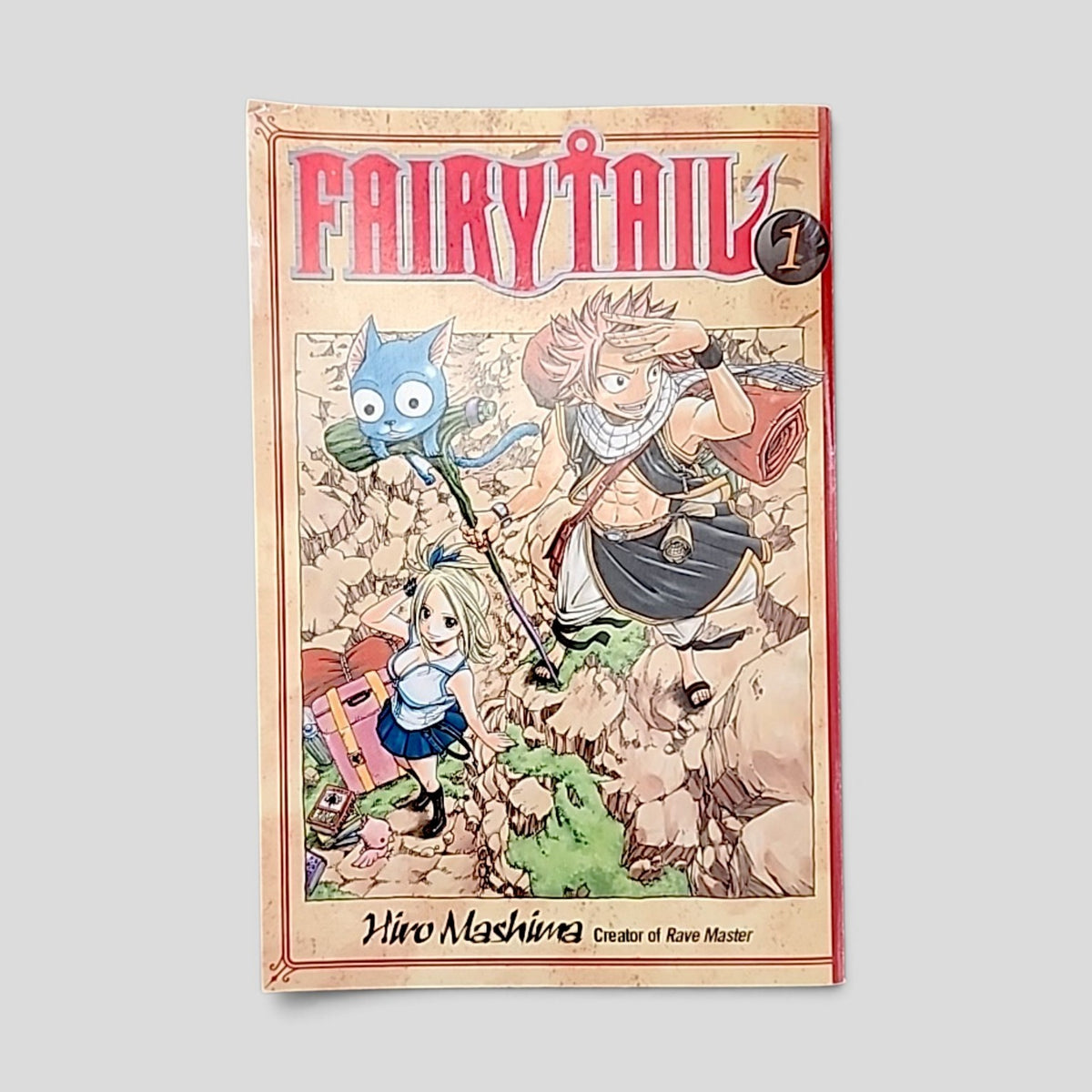 Fairy Tail Volume 1 by Hiro Mashima paperback cover