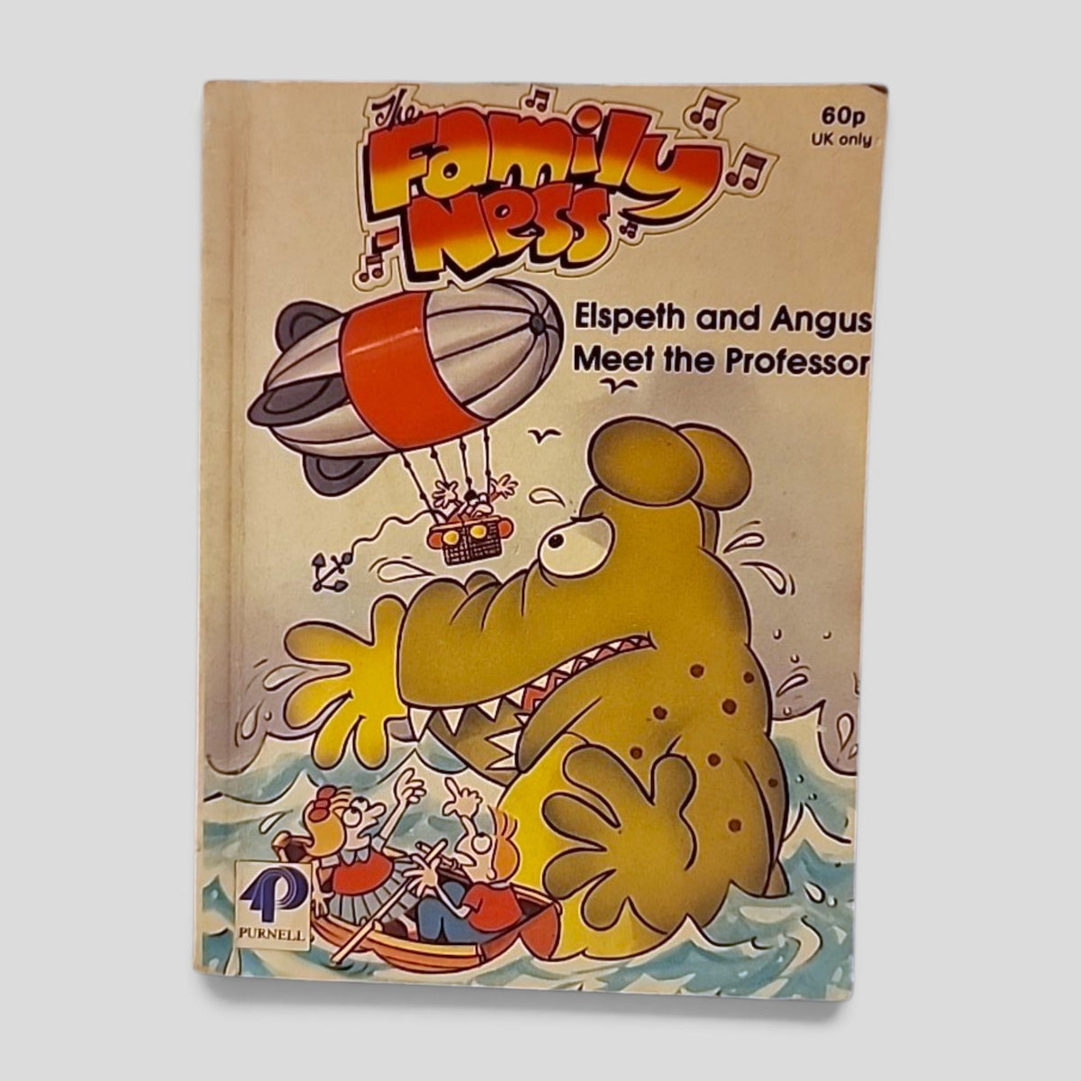The Family-Ness: Elspeth and Angus Meet the Professor vintage mini children's book cover