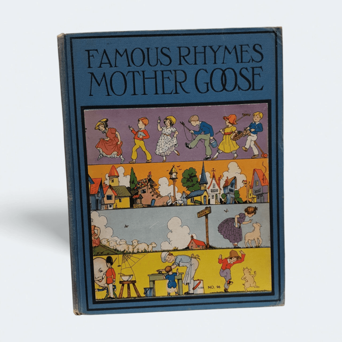 Famous Rhymes Mother Goose Hardcover Book by Watty Piper 1933 Edition - Books Worth Keeping