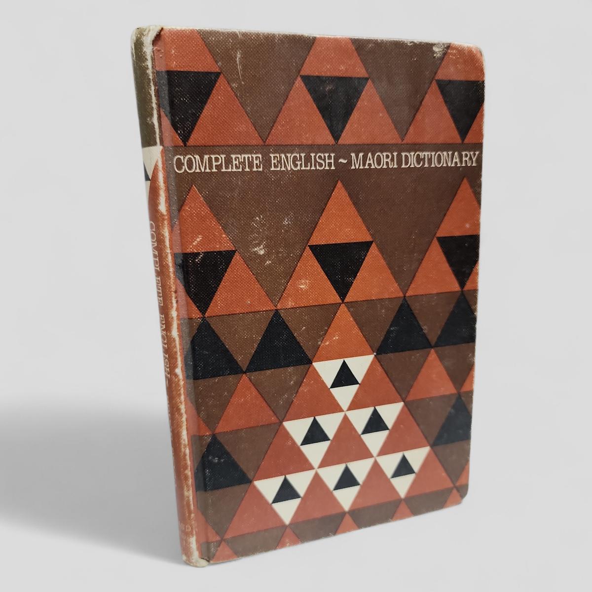 Complete English-Maori Dictionary by Bruce Biggs - book cover