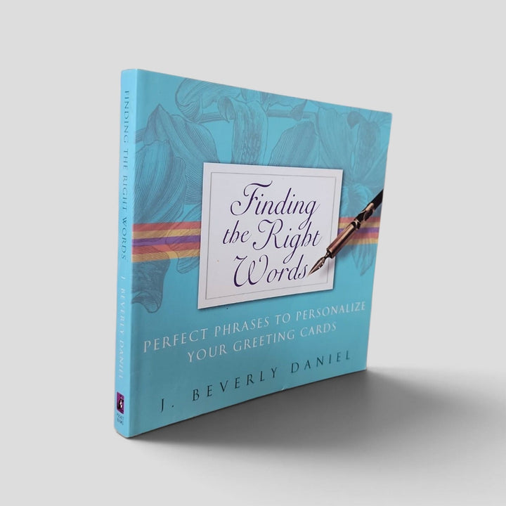 Finding the Right Words by J. Beverly Daniel — front cover