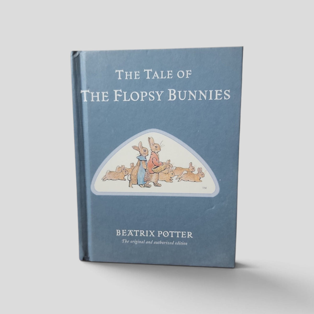 The Tale of the Flopsy Bunnies by Beatrix Potter (Blue Cover, 2002 Edition) - front cover