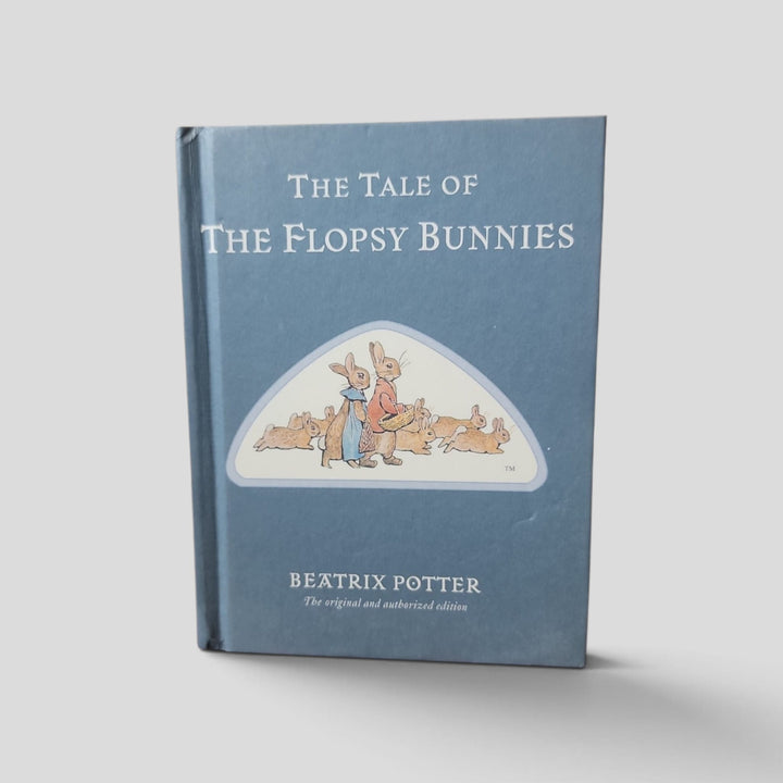 The Tale of the Flopsy Bunnies by Beatrix Potter (Blue Cover, 2002 Edition) - front cover