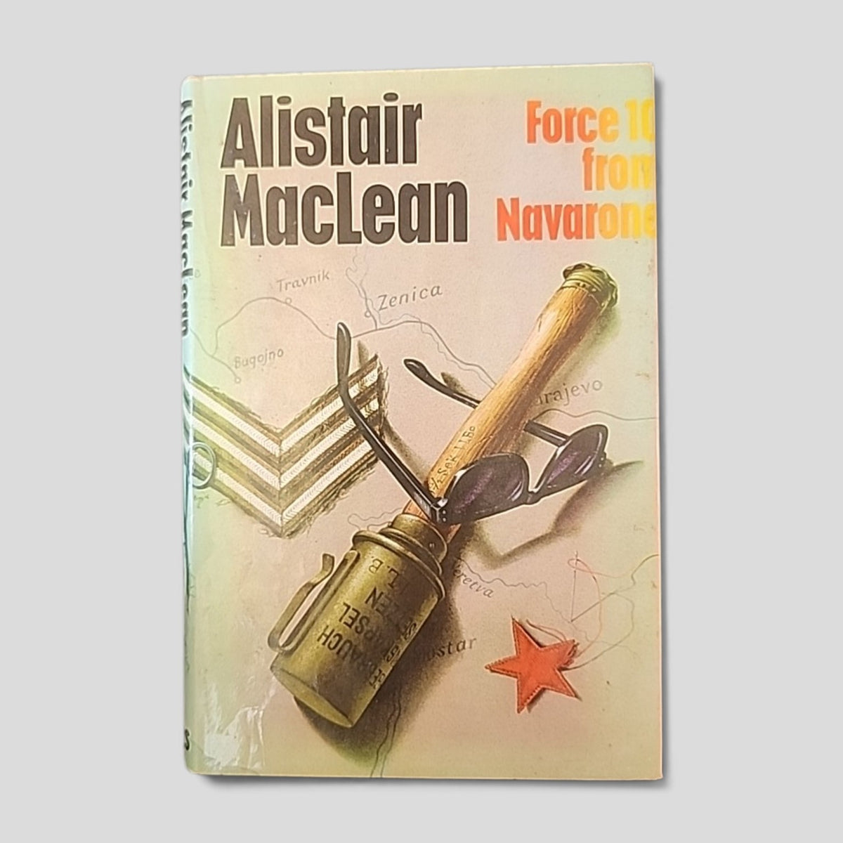 Force 10 from Navarone by Alistair MacLean, Collins 1968 hardcover with dust jacket