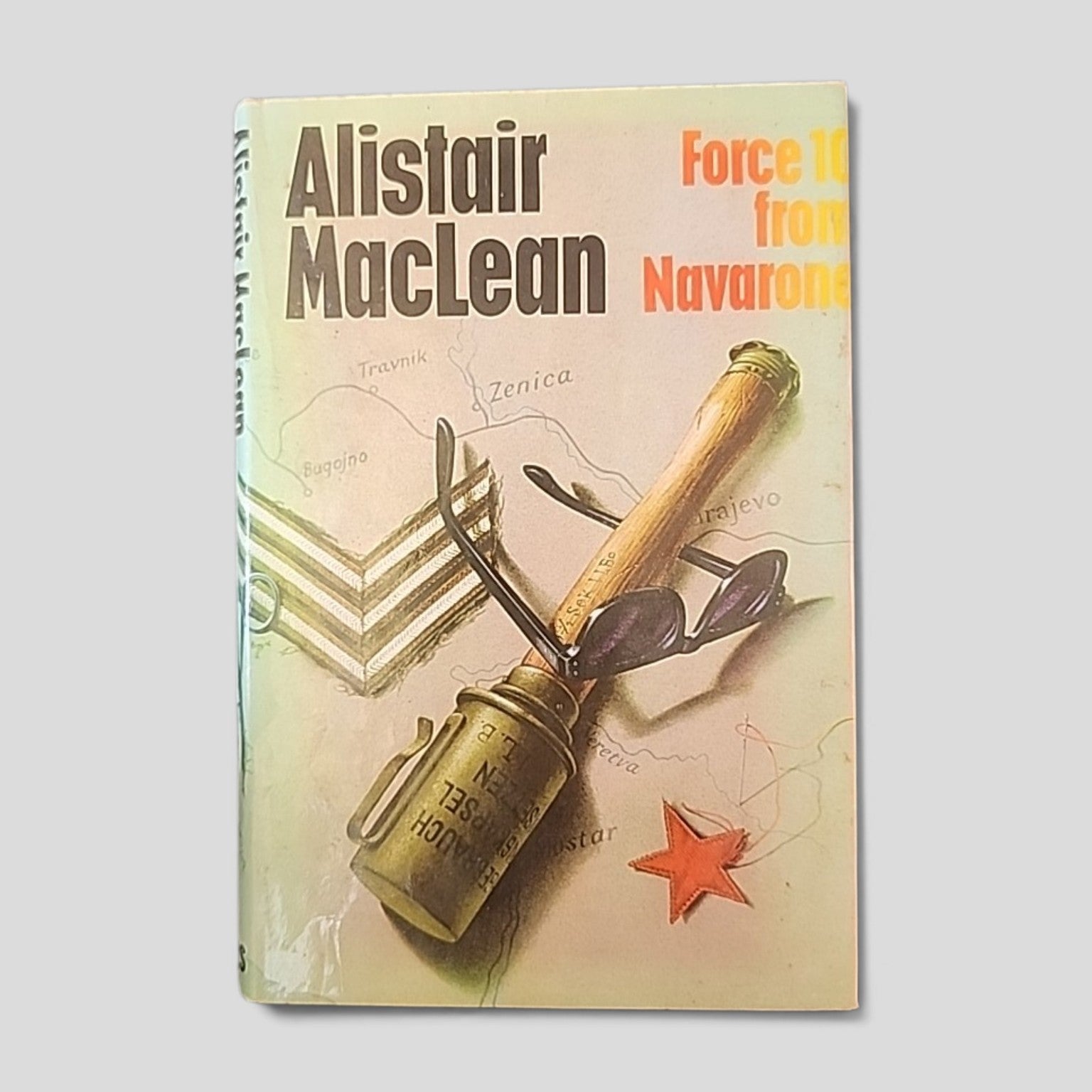 Force 10 from Navarone by Alistair MacLean, Collins 1968 hardcover with dust jacket