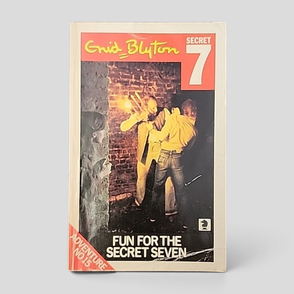 Fun for the Secret Seven by Enid Blyton Knight paperback cover