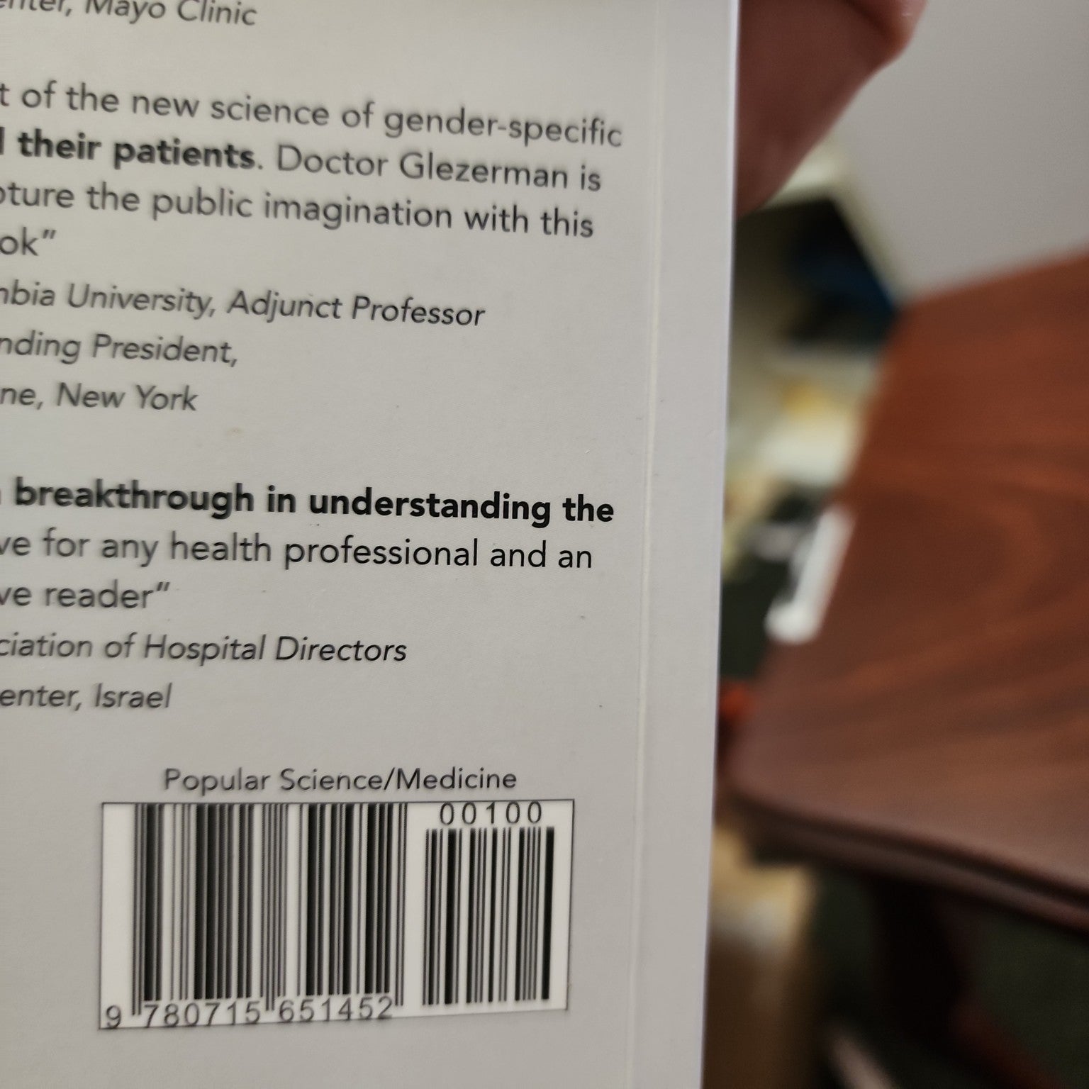 Gender Medicine by Marek Glezerman ISBN 9780715651452