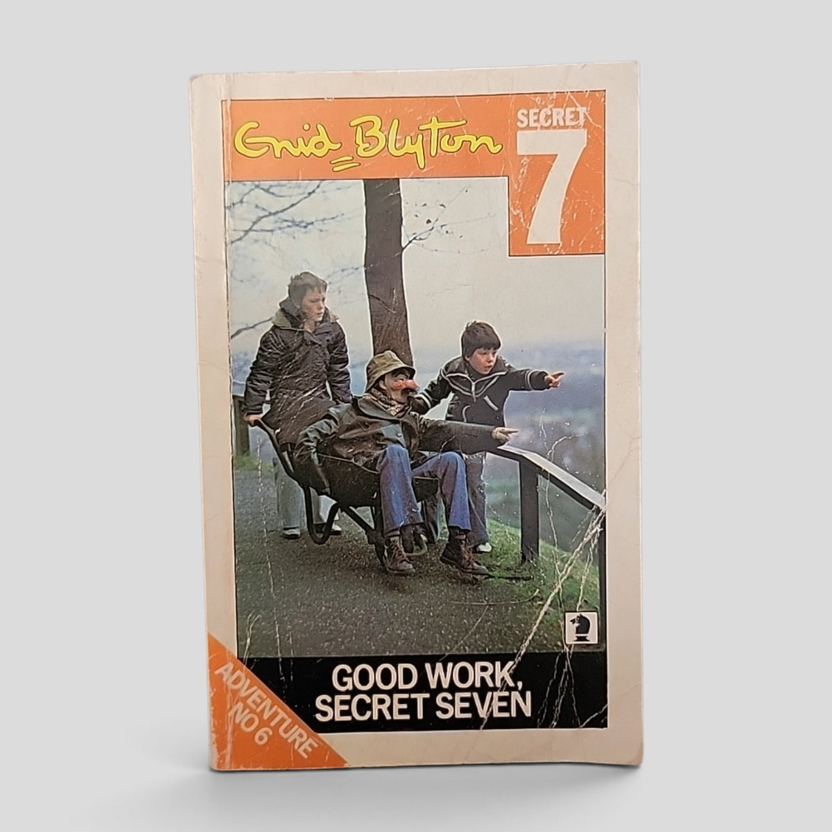 Good Work, Secret Seven by Enid Blyton vintage Knight paperback cover