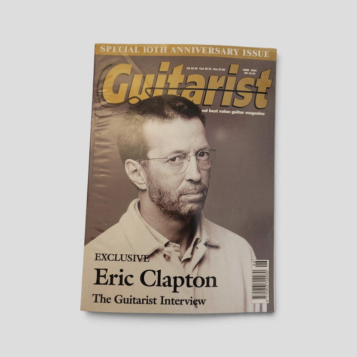 Guitarist Magazine — June 1994: Eric Clapton — 10th Anniversary — front cover