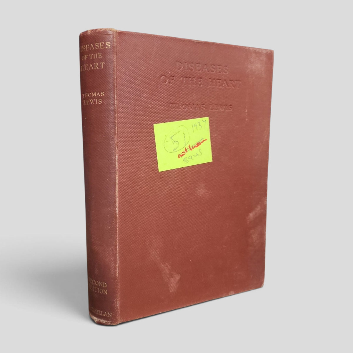 Diseases of the Heart by Sir Thomas Lewis — front cover