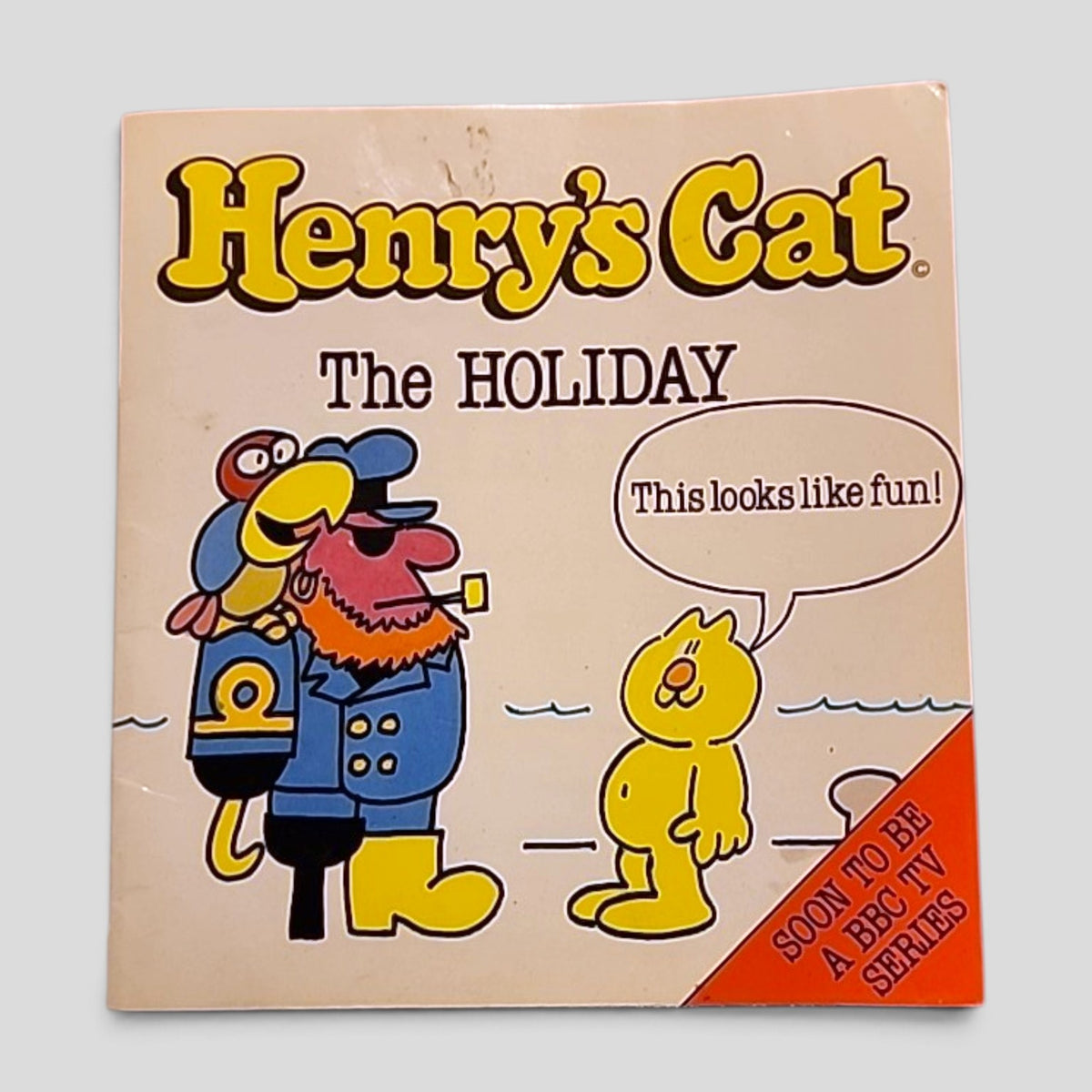 Henry's Cat The Holiday vintage children's mini book cover