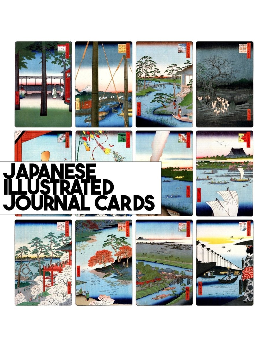 Huge Japanese Theme Digital Junk Journal Kit (A4) - Books Worth Keeping