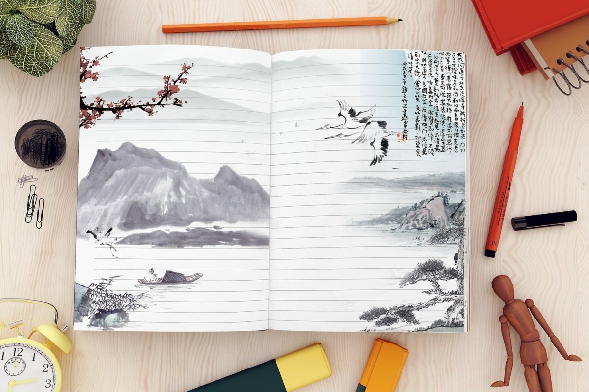 Huge Japanese Theme Digital Junk Journal Kit (A4) - Books Worth Keeping