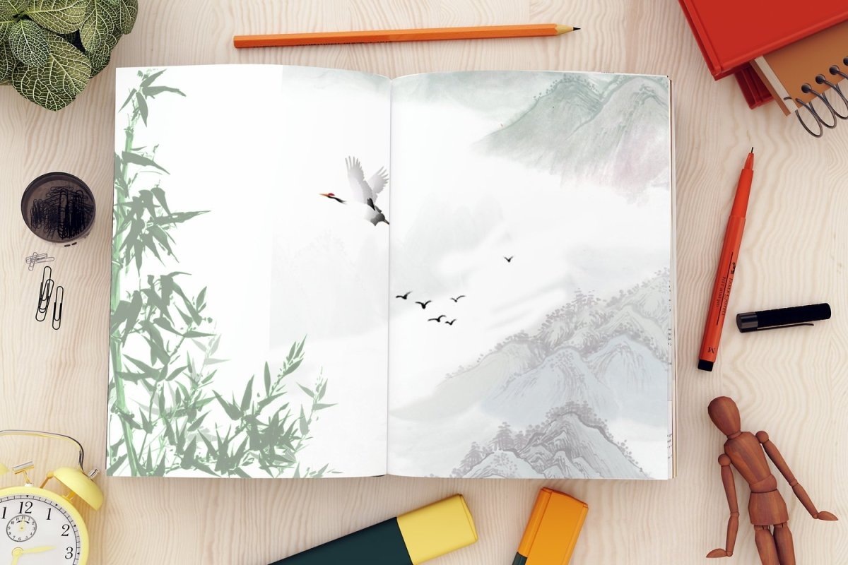 Huge Japanese Theme Digital Junk Journal Kit (A4) - Books Worth Keeping