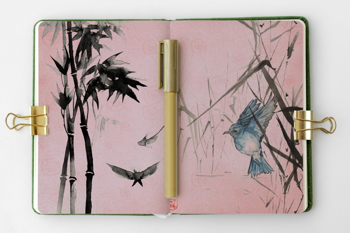 Huge Japanese Theme Digital Junk Journal Kit (A4) - Books Worth Keeping