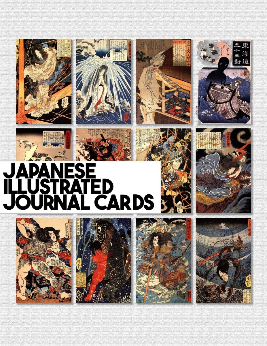 Huge Japanese Theme Digital Junk Journal Kit (A4) - Books Worth Keeping