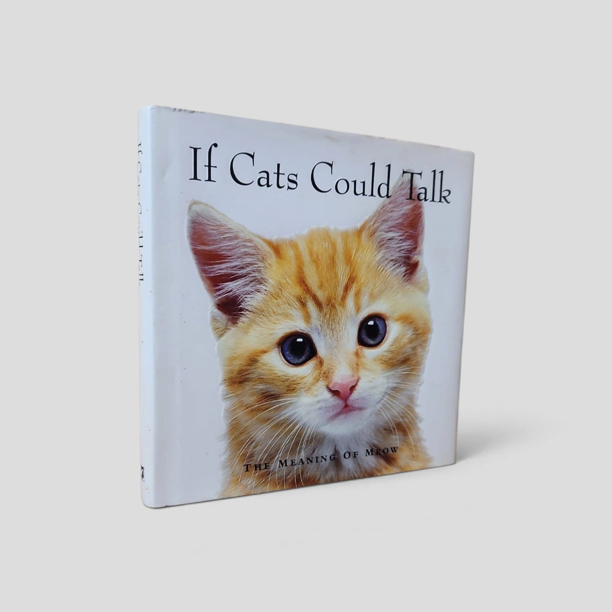 If Cats Could Talk by Michael P. Fertig, orange kitten front cover