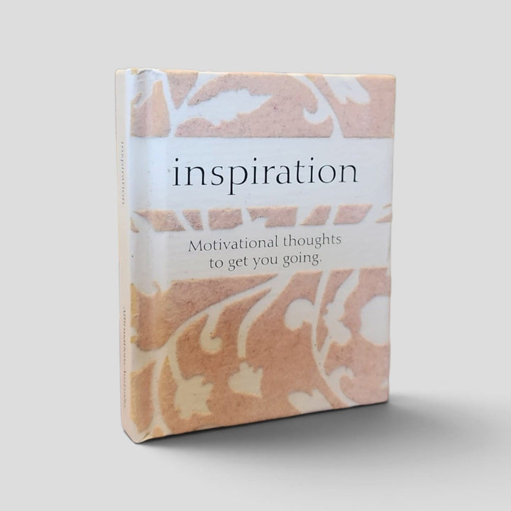 Inspiration by Suzanne and Barbara Maher, motivational thoughts hardcover front cover