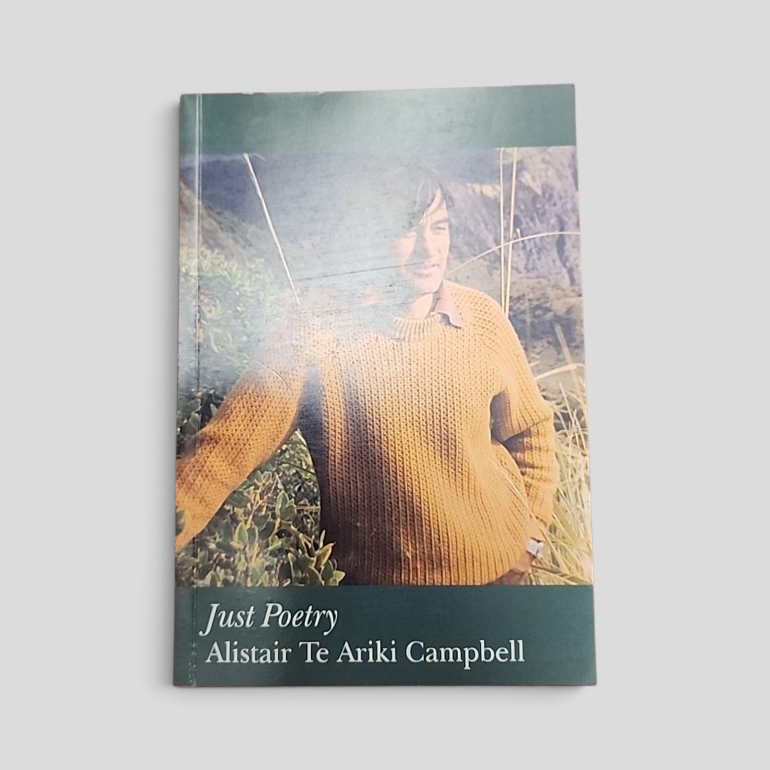 Just Poetry by Alistair Te Ariki Campbell paperback front cover