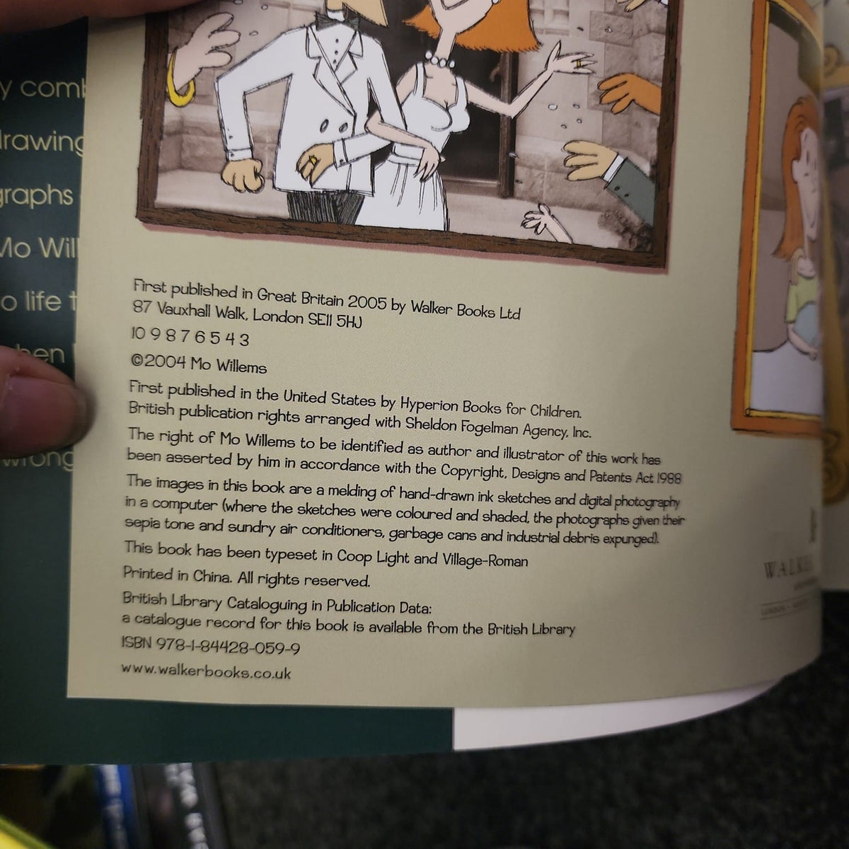 Knuffle Bunny copyright and ISBN page