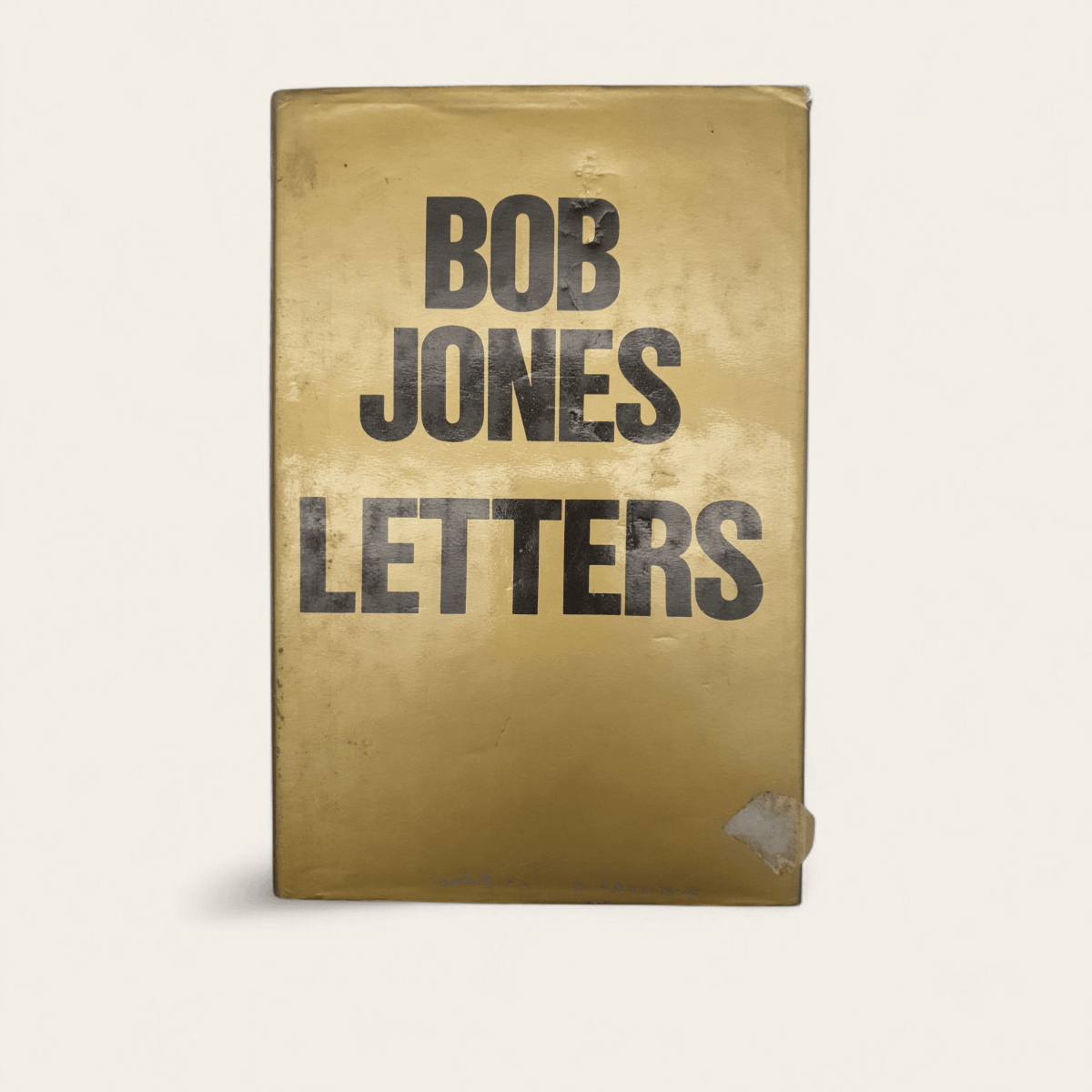 Letters – Bob Jones (1982) - Books Worth Keeping