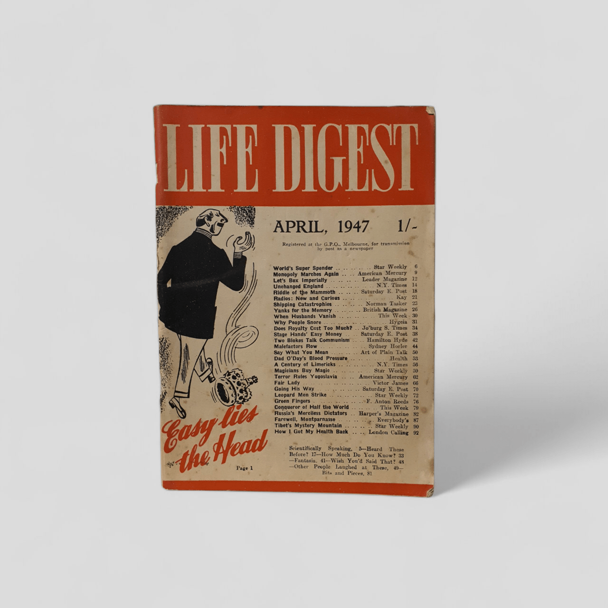 Life Digest April 1947 - Books Worth Keeping