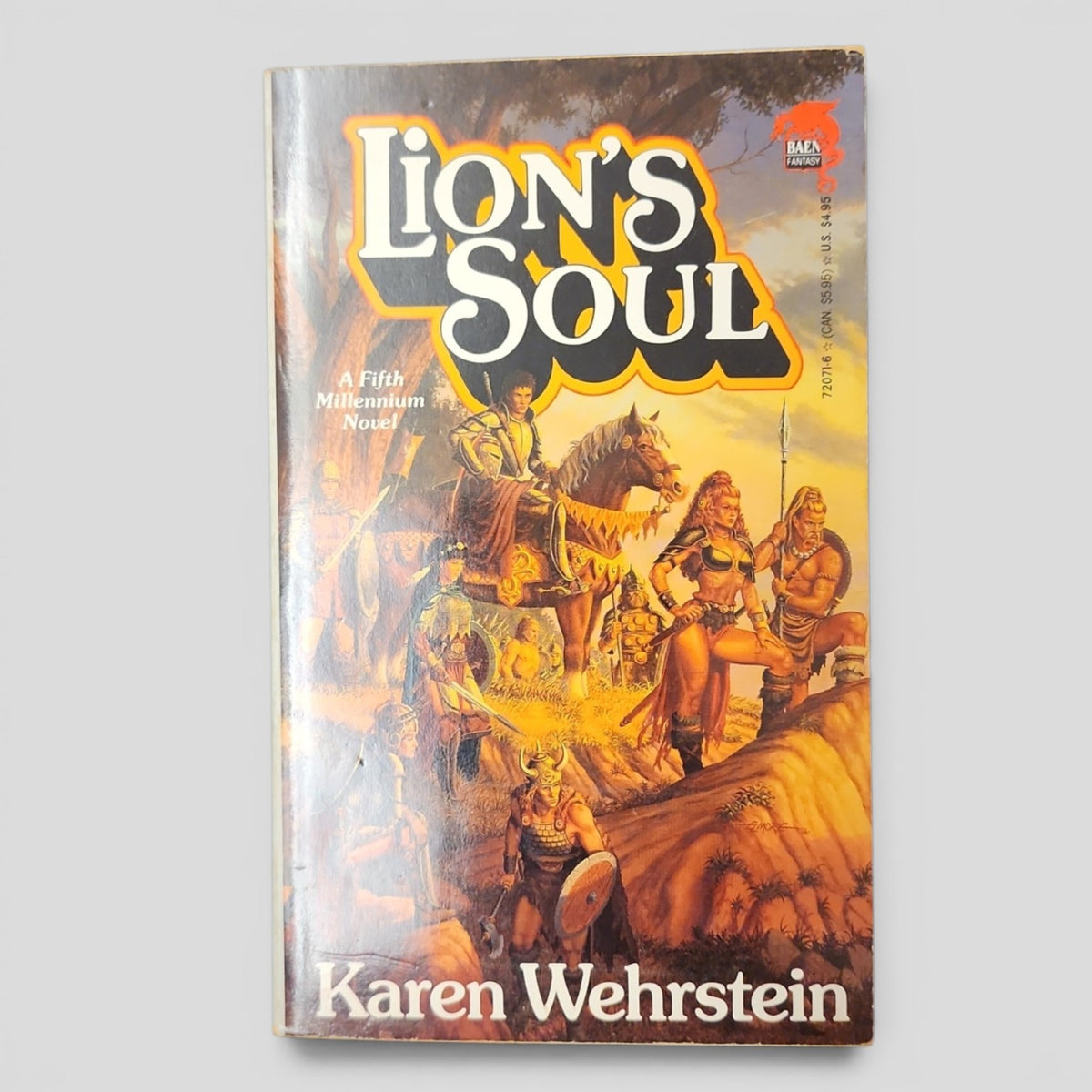 Lion's Soul by Karen Wehrstein paperback cover