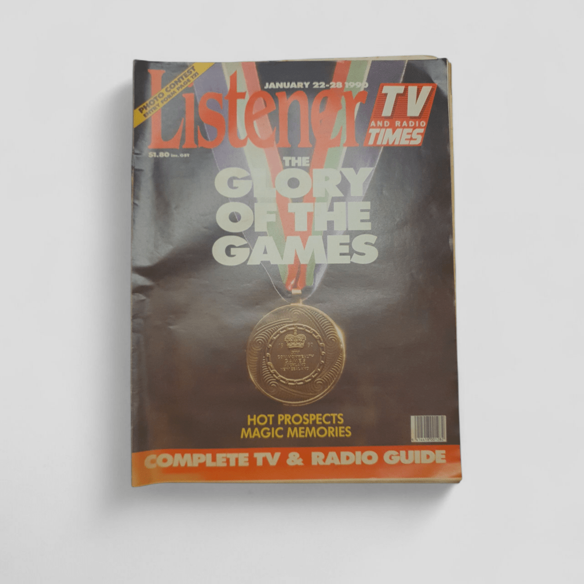 Listener TV Magazine January 22 - 28 1990 (Glory of the Games) - Books Worth Keeping