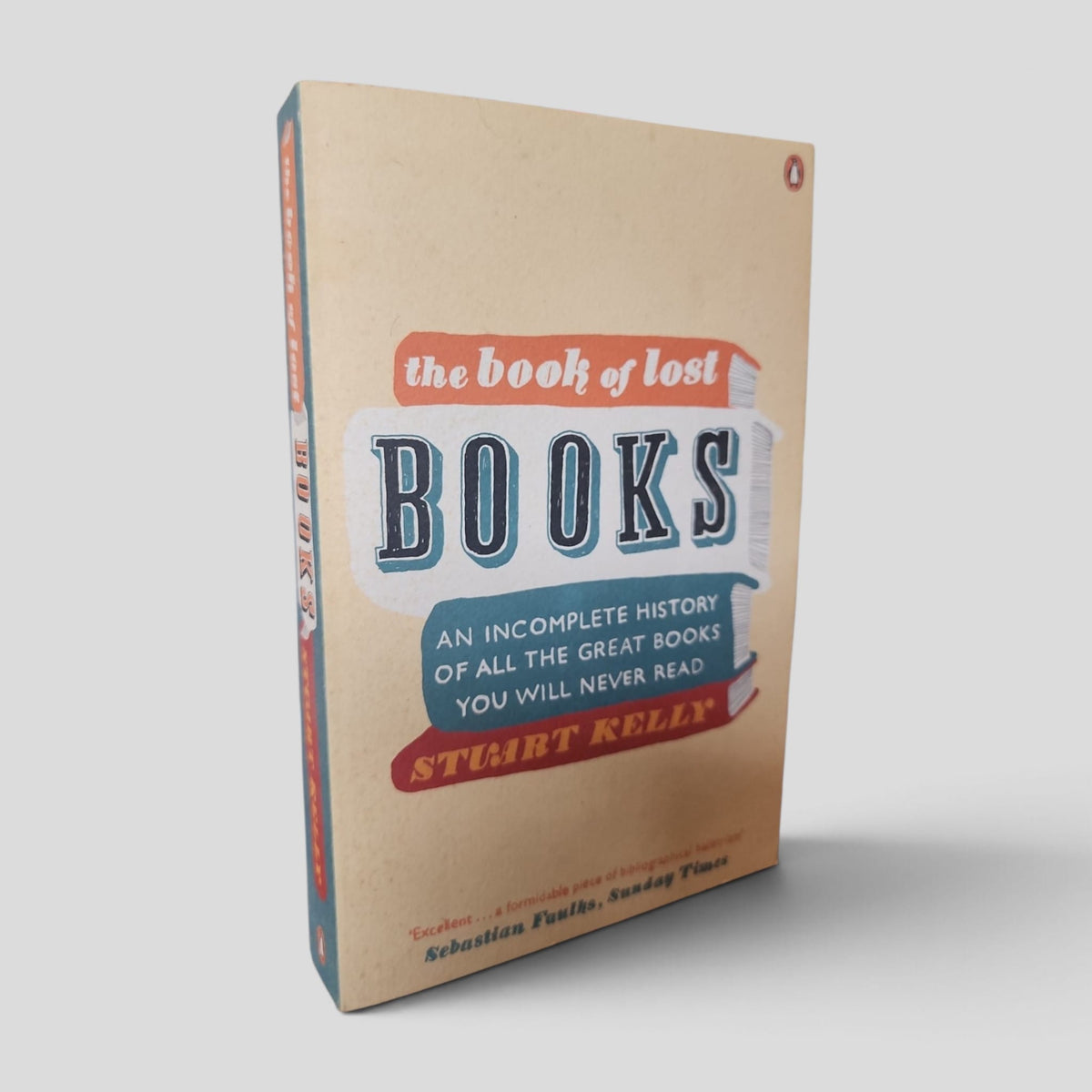 The Book of Lost Books by Stuart Kelly — front cover