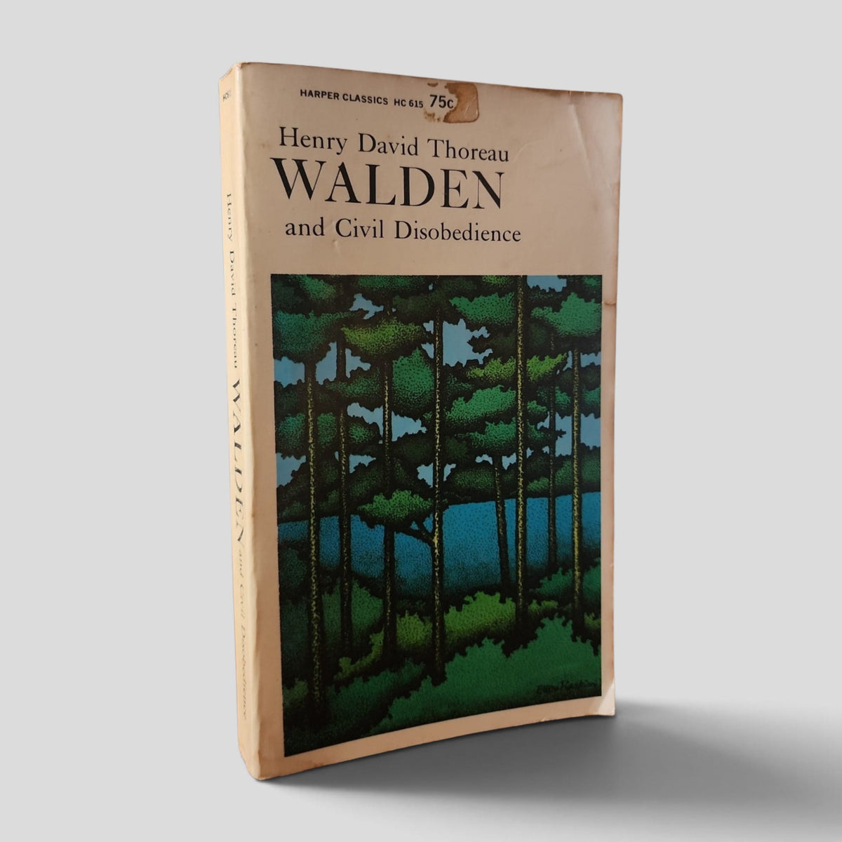 Walden and Civil Disobedience by Henry David Thoreau — front cover