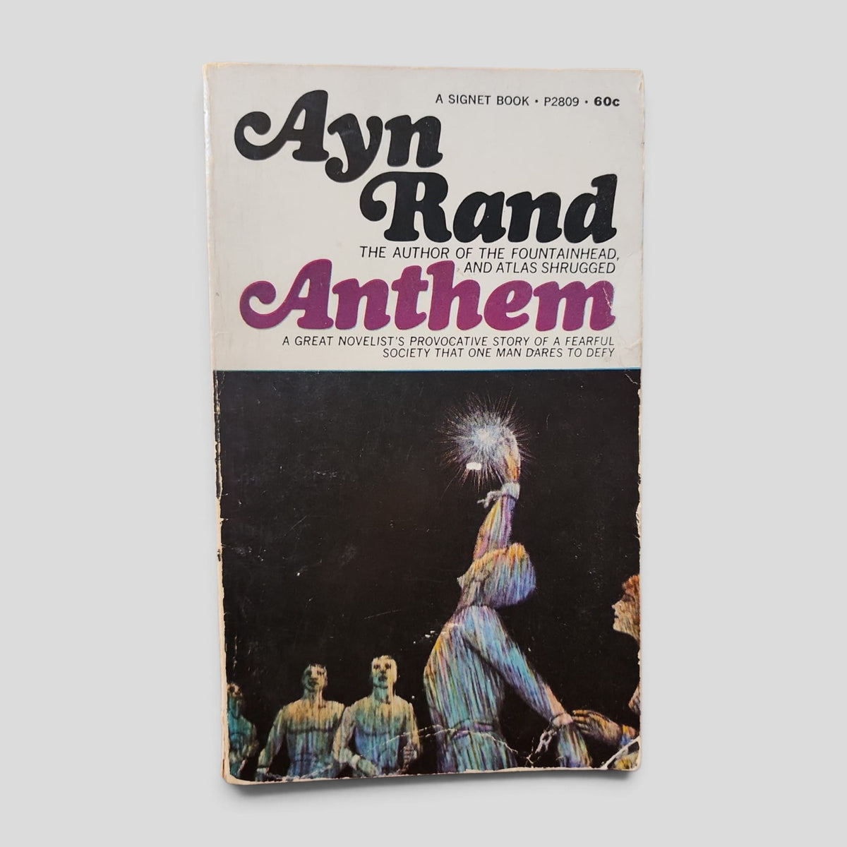 Anthem by Ayn Rand front cover