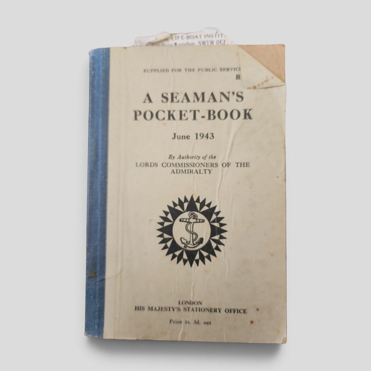 A Seaman's Pocket-Book by Admiralty front cover