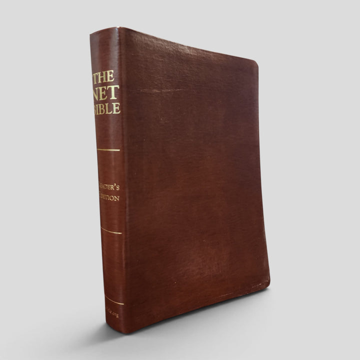 The NET Bible — Reader’s Edition, Brown — original cover