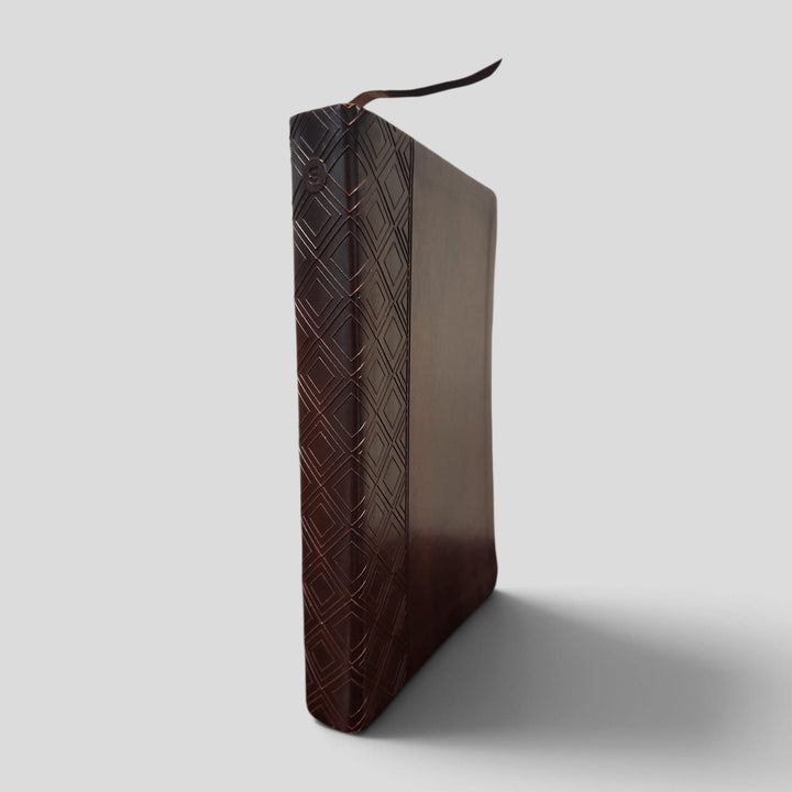 The Passion Translation second edition, brown faux-leather cover
