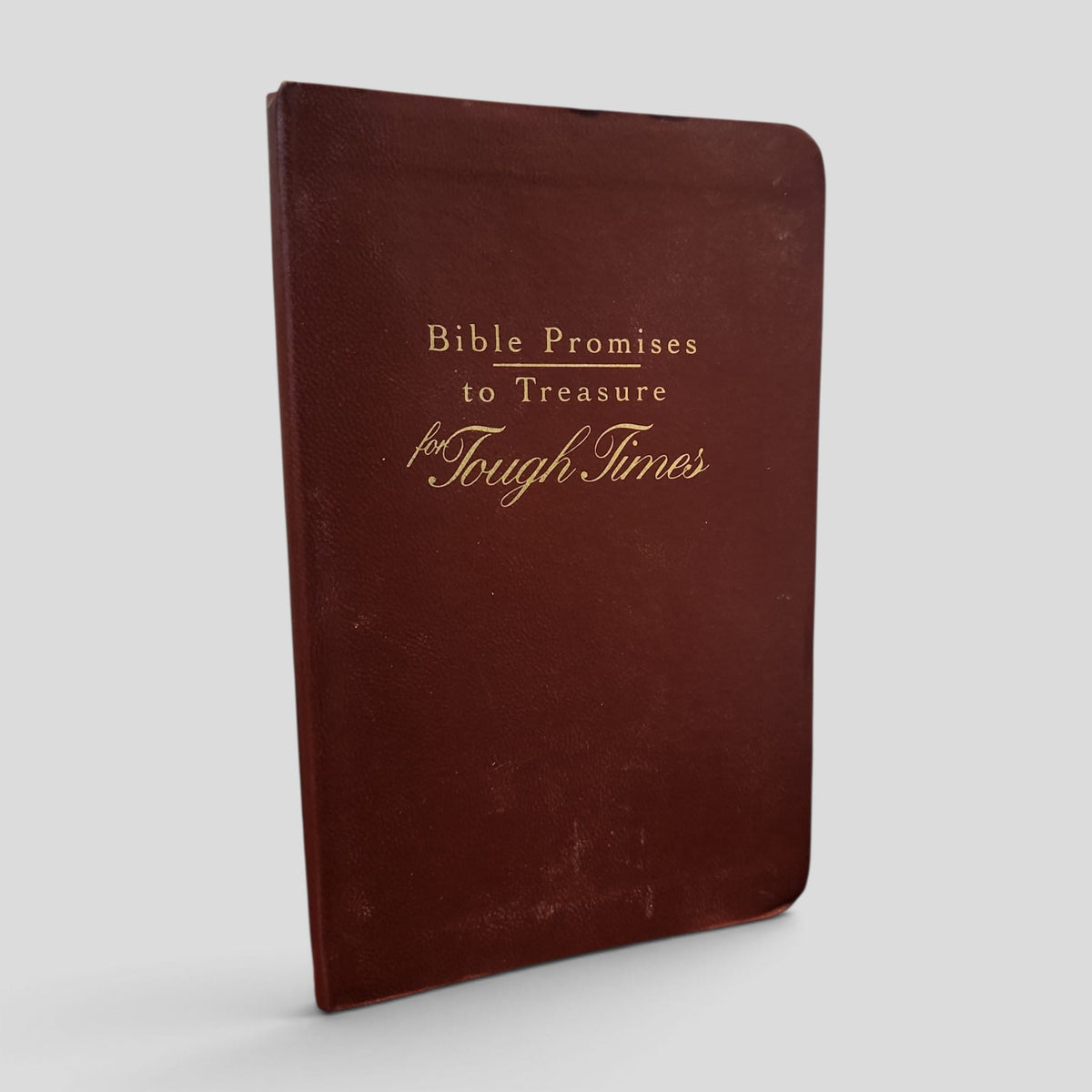 Bible Promises to Treasure for Tough Times, actual red cover