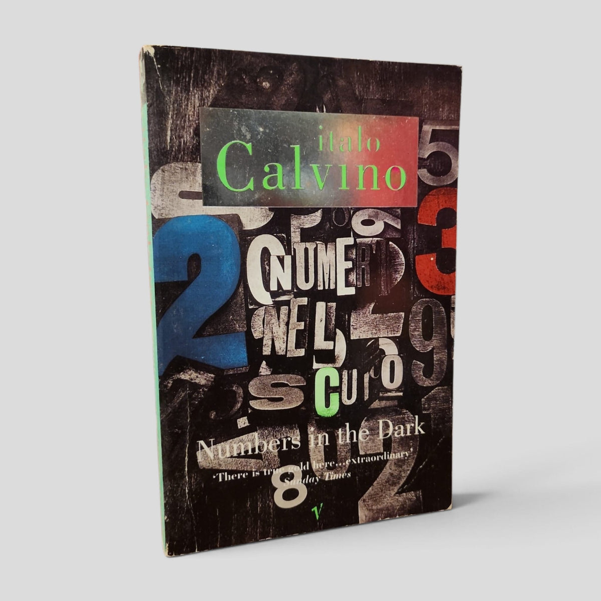 Numbers in the Dark by Italo Calvino, Vintage 1996, actual used copy front cover