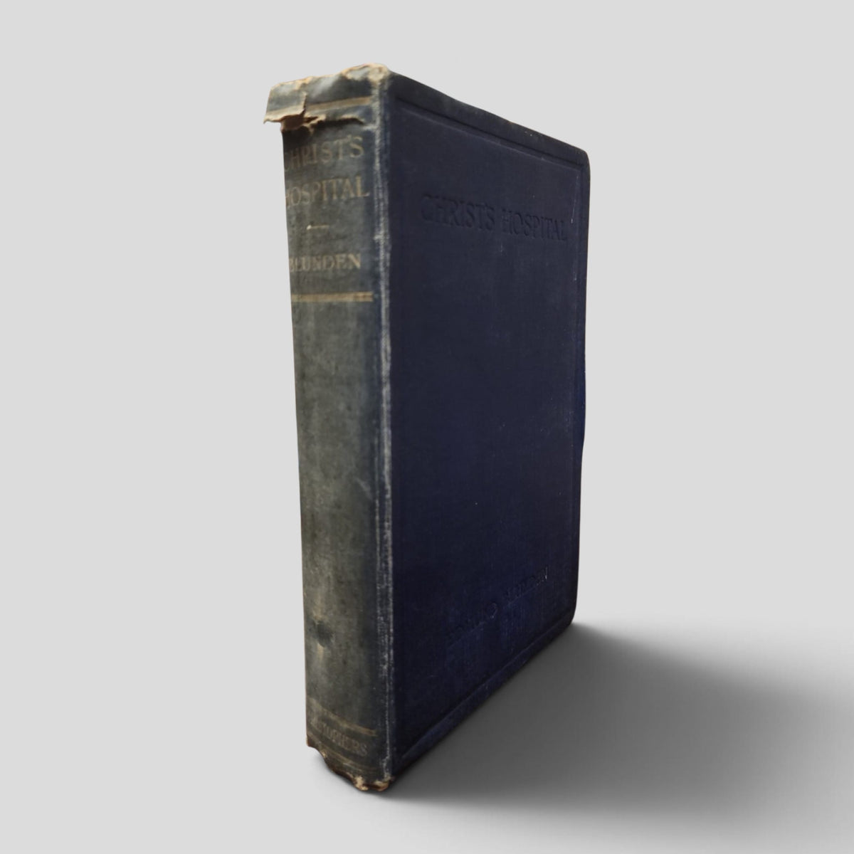Christ’s Hospital: A Retrospect — actual used copy, front cover and spine