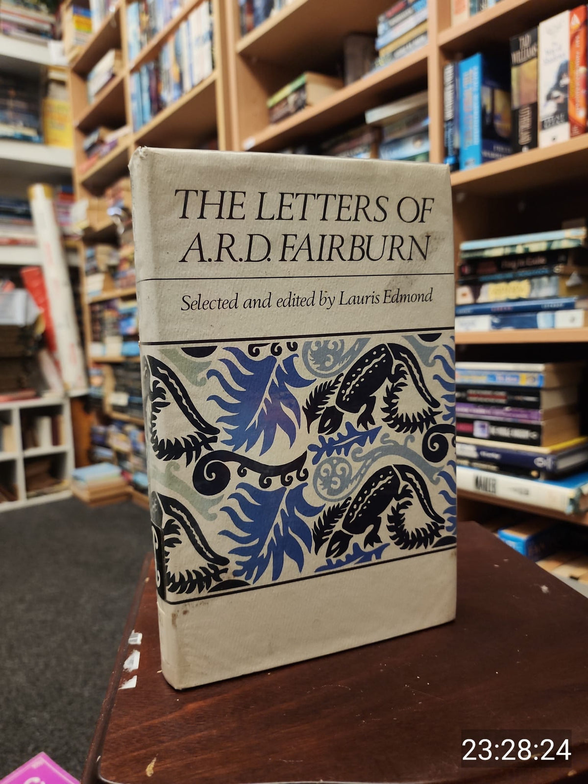 The Letters of A. R. D. Fairburn, 1981 edition, actual used copy front cover
