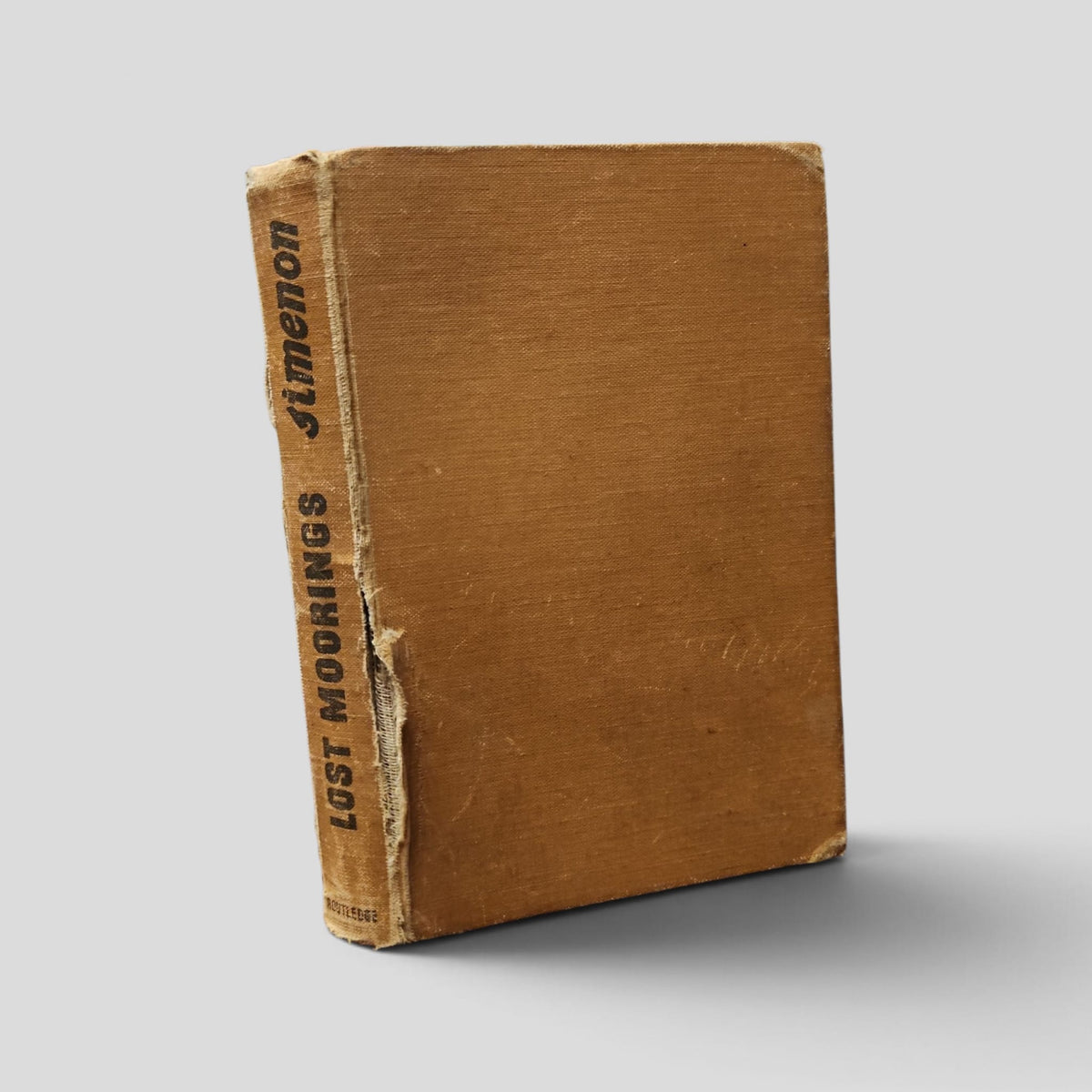 Lost Moorings — actual used copy, front cover and spine