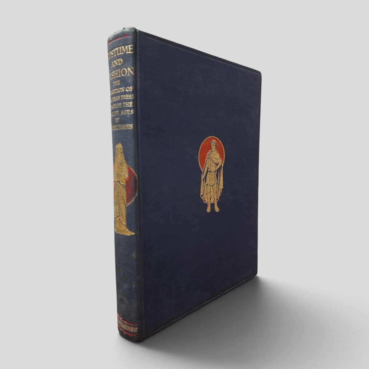Costume and Fashion by Herbert Norris, 1947 cloth hardcover front and spine