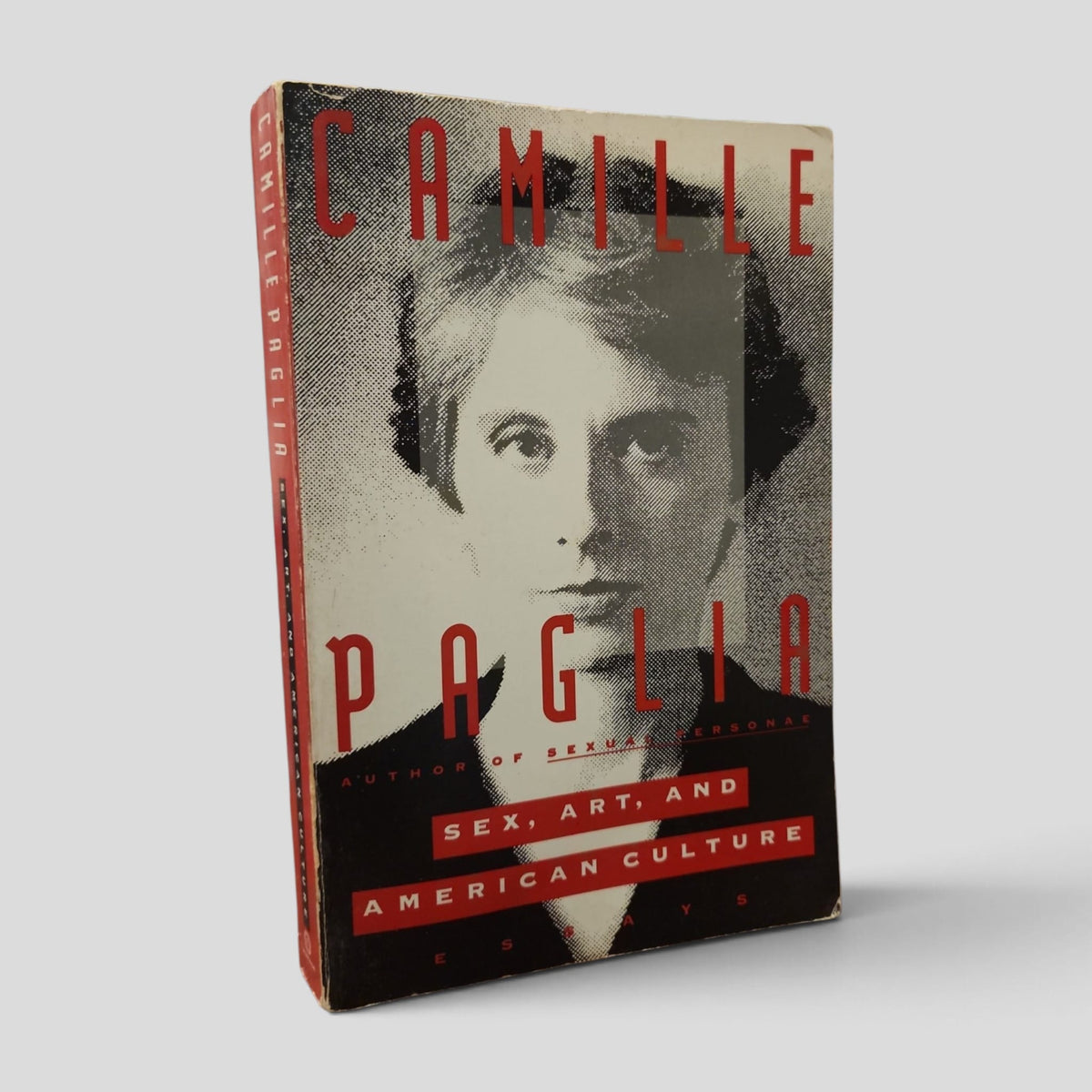 Sex, Art, and American Culture by Camille Paglia, Vintage 1992, actual used copy front cover