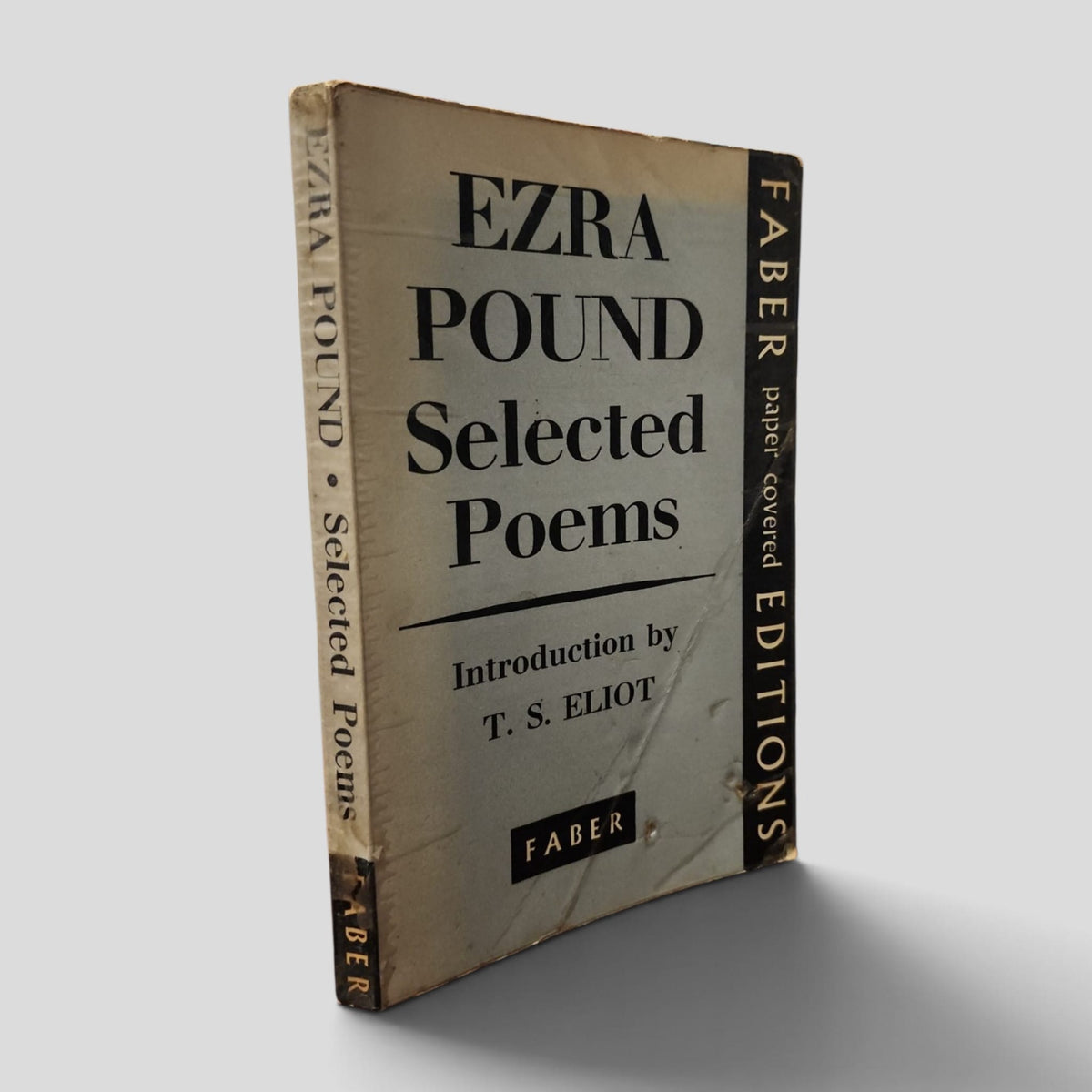 Front cover of Selected Poems by Ezra Pound — actual used copy