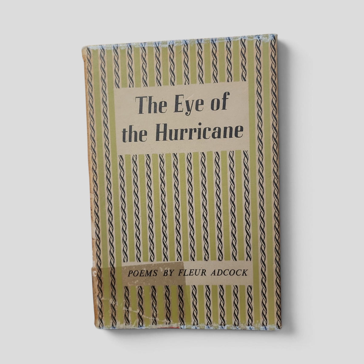 The Eye of the Hurricane by Fleur Adcock — front cover