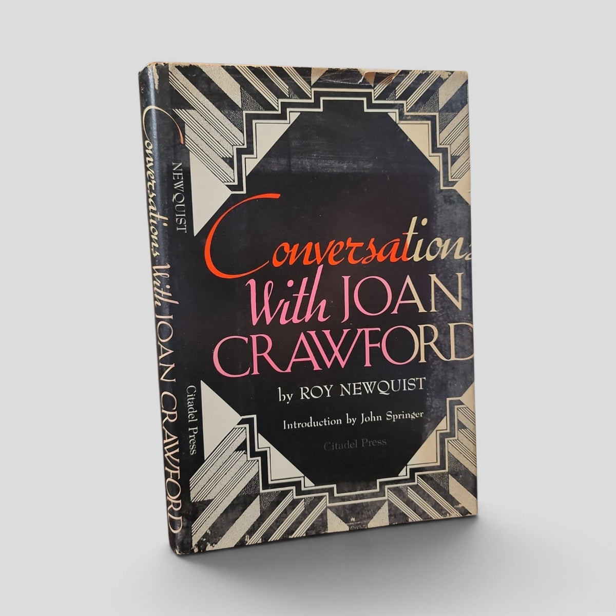 Conversations with Joan Crawford by Roy Newquist — front cover