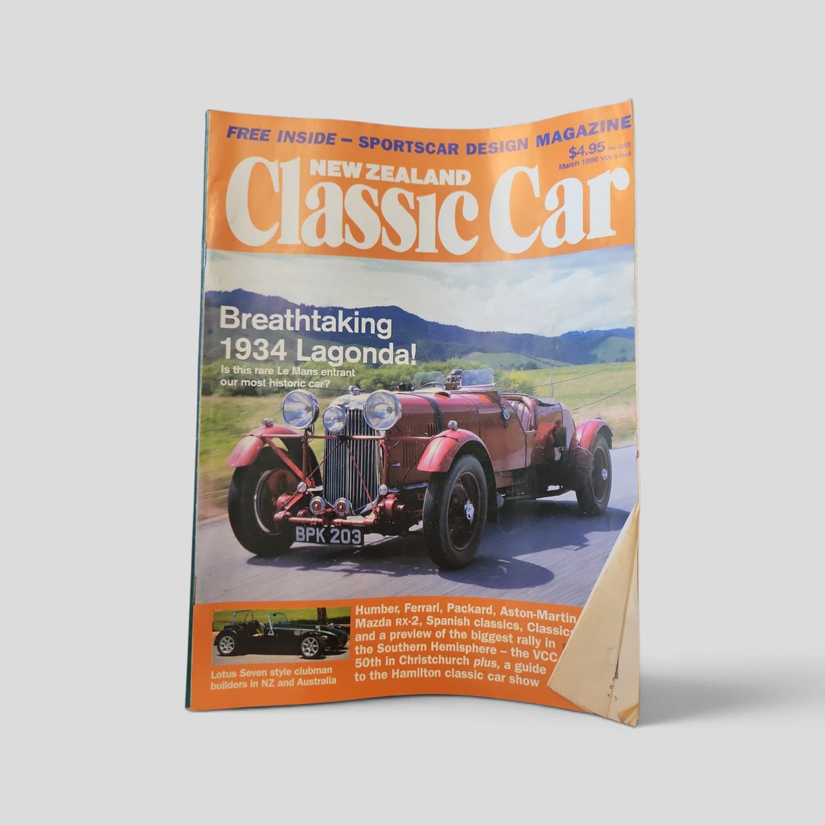 New Zealand Classic Car – March 1996 actual cover