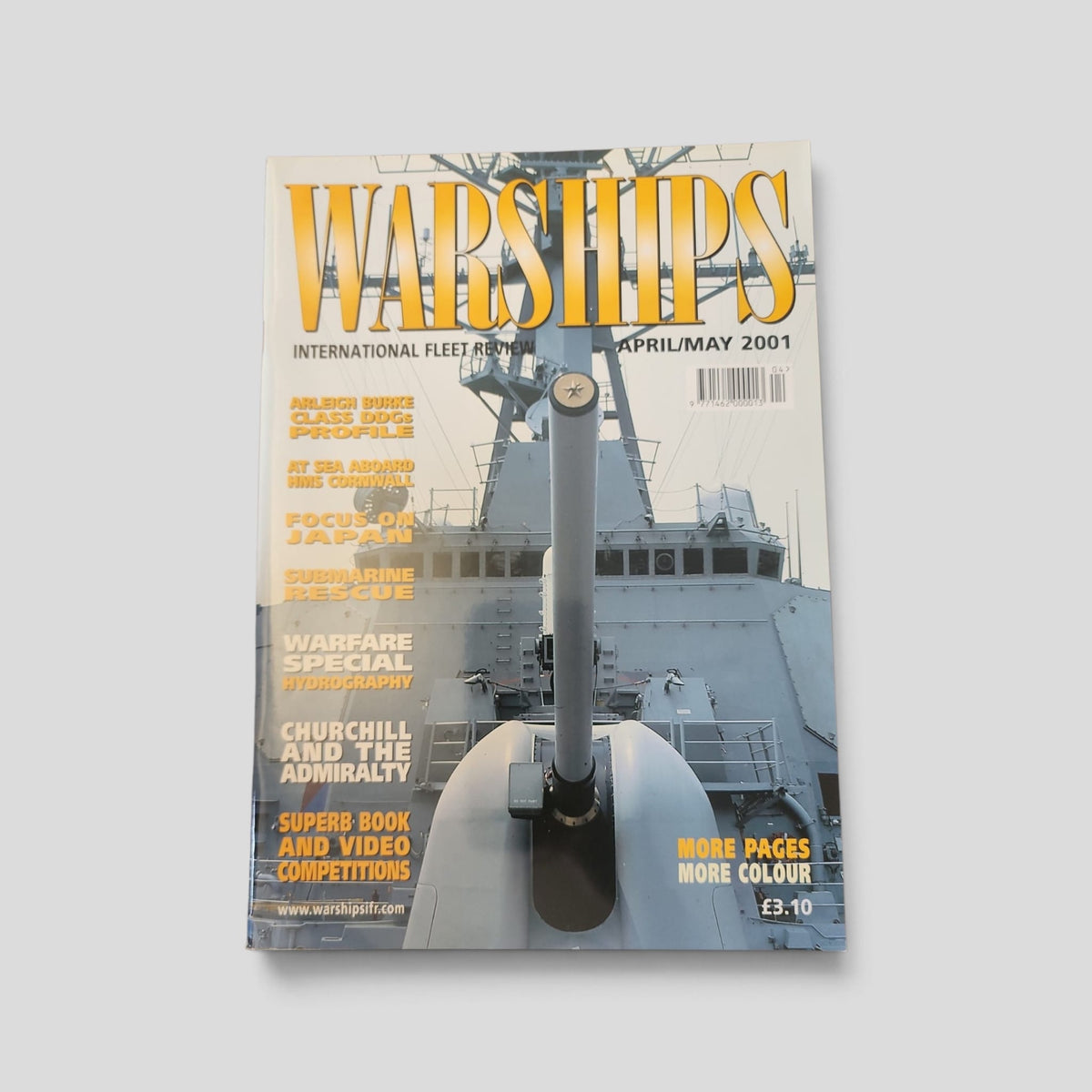 Warships International Fleet Review – April/May 2001 actual cover