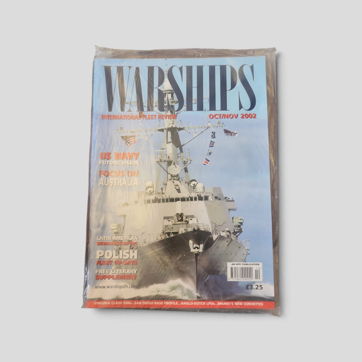 Warships International Fleet Review – October/November 2002 actual cover