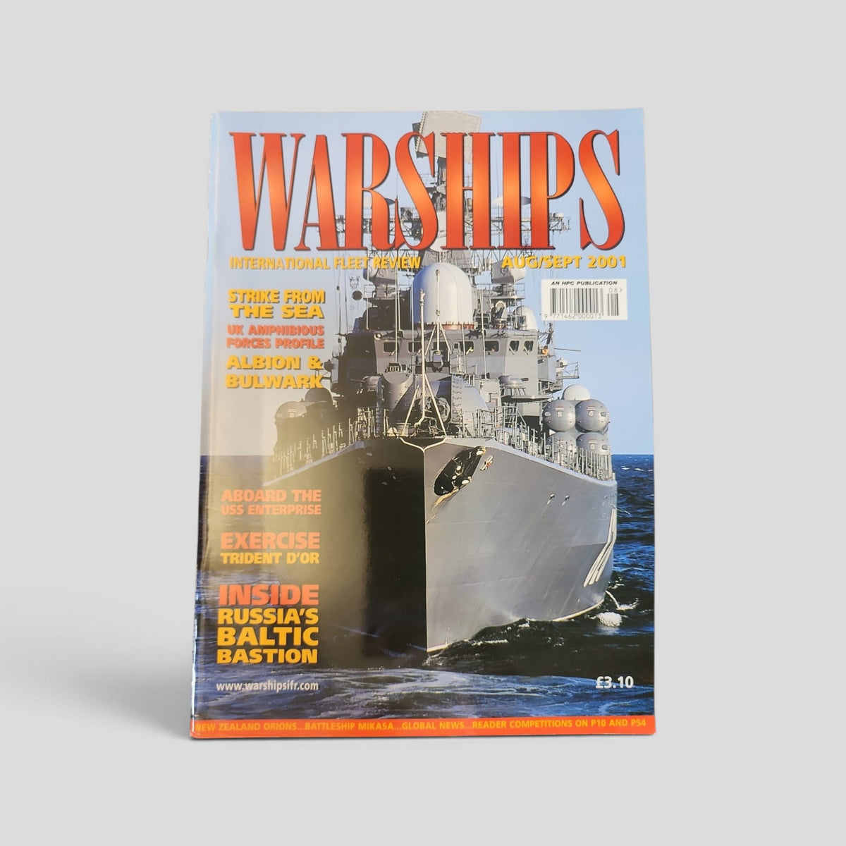 Warships International Fleet Review – August/September 2001 actual cover